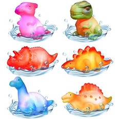 EUCOCO Bath Toys for 1 2 3 4 5 6 Year Old, Dinosaur Toys Gifts for 1-6 Year Old Boys Girls Baby Sensory Toys Stocking Fillers Kids Birthday Gifts
