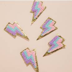 Shein 5pcs Lightning Shaped Iron-on Patch