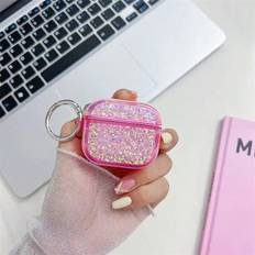 Shein Fashionable Bling Rhinestone Drip Silicone Apple Airpods 1/2/Airpods Pro/Airpods 3/Airpods Pro 2nd