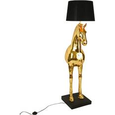 WERNS Caldine pferd goldfarben Bodenlampe