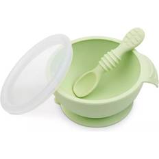 Bumkins Silicone First Feeding Baby Bowl Set