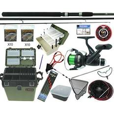 Beginners Starter Coarse Float Fishing Kit Set 10ft Carbon Rod, Reel, Seat Box & Tackle