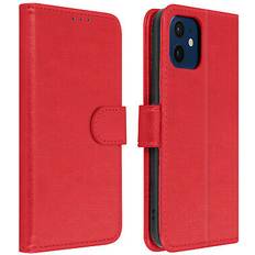 Apple iPhone 12 Pro Fundas de cartera Avizar Funda Iphone 12 12 Pro Libro Billetera Rojo