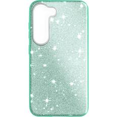 Accessori per cellulari Avizar Glitter Case for Samsung Galaxy S23 Plus Semi-rigid Spark Case Green