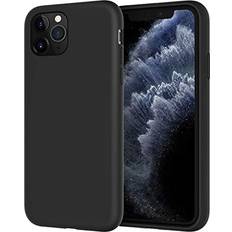 JeTech Silicone Case Compatible with iPhone 11 Pro Max 6.5-Inch, Silky-Soft Touch Full-Body Protective Phone Case, Shockproof Cover with Microfiber