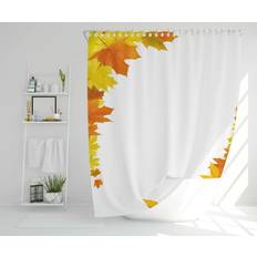 Orange Shower Curtains Rosalind Wheeler Fluharty Shower