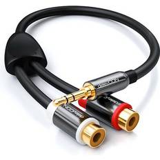 DeleyCON Stereo Audio Cinch Till Jack Adapter 3.5mm