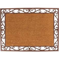 Paillassons Esschert Design Paillasson Rectangulaire 75 x 55 cm - Marron