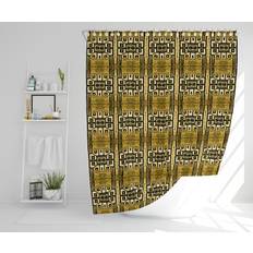 Yellow Shower Curtains Bloomsbury Market Satzur Polyester Shower