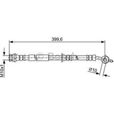 Bosch 1987481946 BH1830 Brake Hose