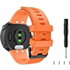 Silicone Smartwatch Strap MoKo Band Compatible with Garmin Forerunner 45/Swim