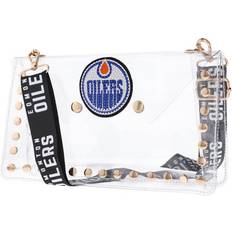 Transparent Bags Cuce Edmonton Oilers Crystal Clear Envelope Crossbody Bag