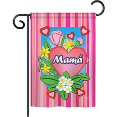 Pink Flags & Accessories Breeze Decor BD-MD-G-115078S-IP-BO-DS02-US Mam Summer Flag