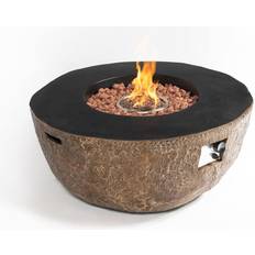 Simplie Fun Simplie Fun Concrete Gas Fire Pit Bowl