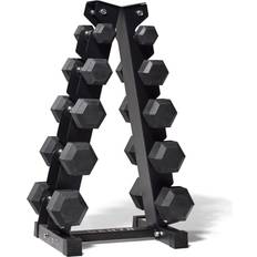 CENTR Dumbbell Set with Rack 150Lb