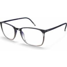 Silhouette Unisex Glasögon Silhouette SPX Illusion 2943 9010 Svarta Endast Båge Män