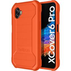 BELTRON Galaxy XCover6 Pro 5G Heavy Duty Case, Industrial Strength Armor Case with Reinforced Technology for Samsung Galaxy XCover 6 Pro 2022 SM-G736 AT&T FirstNet Verizon Safety Orange