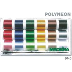Madeira polyneon stickgarn 18er box 1,05 eur/100 m Mehrfarbig 400 m