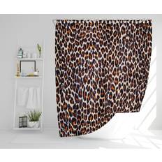 Orange Shower Curtains Bloomsbury Market Skjalm Polyester Shower