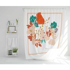 Orange Shower Curtains Rosalind Wheeler Khinvasara Polyester Shower