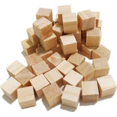 Grey DIY Wejoy 50pcs 10mm Unfinished Wooden Cubes Wooden Square Blocks Ornaments for Crafts Alphabet Blocks Number Cubes or Puzzles Making
