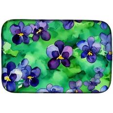 Purple Dish Drainers Caroline's Treasures Mat Dish Drainer