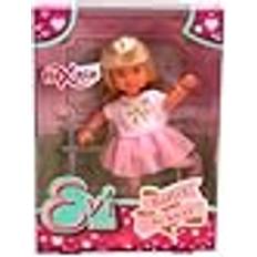 Simba 105733867 Evi LOVE Balett Evi Klädd i Söt Ballerinaoutfit med Balettstång, 12 cm, Från 3 år