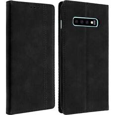 Samsung Galaxy S10+ Fundas de cartera Avizar Funda Samsung Galaxy S10 Plus Cartera y F. Soporte Negra negro