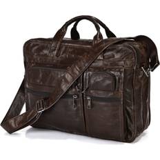 Topline Delton Cognac Topline Lædertaske