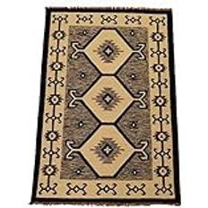 Kilim 110 Black/White Svart