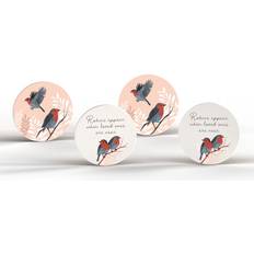 Happy Larry Set of Robin Red Breast Coaster