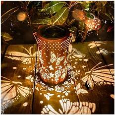 Butterfly Solar Outdoor Lanterns Hanging Solar Lights Butterfly