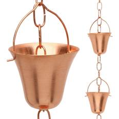 Garden & Outdoor Environment Marrgon Copper Rain Chain Bell