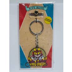 Fanattik Cuphead You Died! Keyring Limited Edition Gaming Keychain