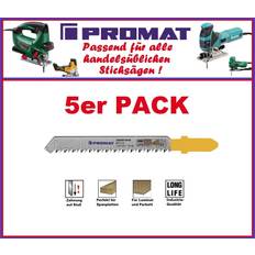 Promat 5er pack longlife stichsägeblatt laminat parkett spanplatten osb platten Weichholz