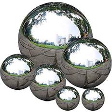Silver Garden Ornaments Durable Stainless Steel Gazing Ball, Abonery