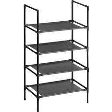 Textil Hallmöbler & Tillbehör på rea Songmics 4-Tier Shoe Rack Organizer LSR004B02 Skoställ