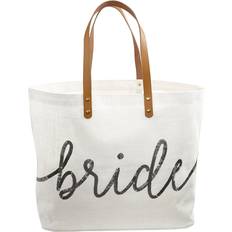 Mud Pie Silver Sequin Bride Tote Bag