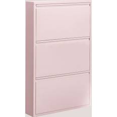 Sklum Metal Cabinet Logan Pink Make Up & 3 Shoe Rack