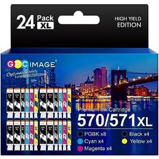 GPC Image 24-Pack Ink Canon PGI-570XL PIXMA