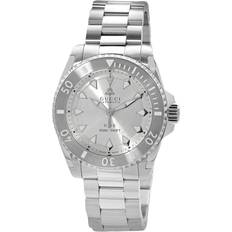 Gucci Dive 40MM Automatic S-Steel Silver Watch YA136354 Silver 40mm