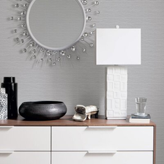 Wallpapers Galerie Galerie Emporium Grey Silver Metallic Plain Smooth Wallpaper
