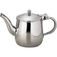 Brown Teapots TableCraft TableCraft 10 Ounce Gooseneck Stainless Teapot