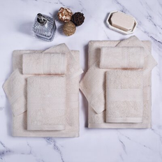 Bamboo Towels Superior & Indigo 4 Bath Towel White (137.16x)