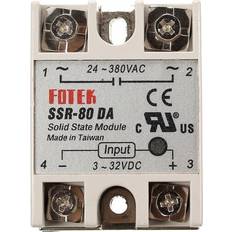 80A SSR-80DA Solid State Relay Module DC To AC 24V-380V Output