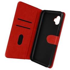 Accessoires de téléphones portables Avizar Housse pour Samsung Xcover 6 Pro Clapet Portefeuille Fonction Support Vidéo rouge