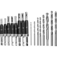 Greenzech 16# 8pcs 16pcs Self Centering Door Hinges Drill Bit Hole Puncher Reaming Tool Countersink Drill Bit