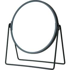 Grey Makeup Mirrors Sabichi Double Sided Mirror Magnified x 3 Grey Round Chrome Makeup Mirror On Stand Red