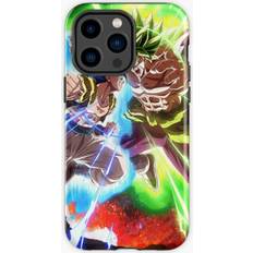 Famgem Phone Case Gogeta Blue vs Broly for iPhone Samsung 14 13 12 11 Plus Pro Max Galaxy S23 S22 Ultra Note 20 10
