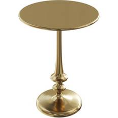 Lavish Home Iron Pedestal Round